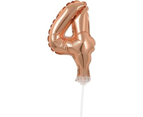 Balon foliowy 5" pudrowy róż mini numer 4