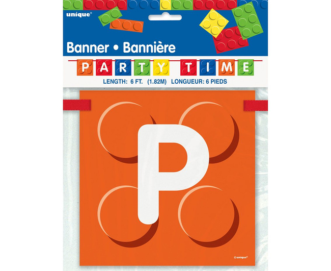 Klocki - Baner "Party Time" 182cm