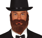 Broda i wąsy "Lord" brązowa