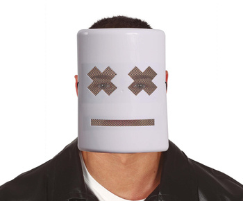Maska plastikowa "Marshmello"