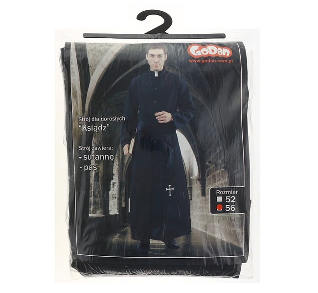 Kostium Ksiądz w sutannie