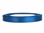 Tasiemka satynowa 0,6cm 25m niebieska granatowa