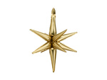 Balon foliowy 3D 20" Gwiazda Betlejemska - złota