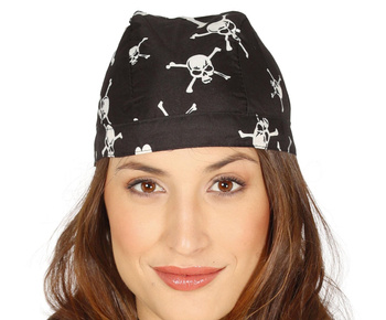 Akcesoria Pirata - chusta z czaszkami