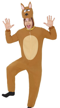 Kostium Pies kigurumi, brąz