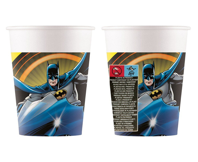 Batman - Kubeczki 200 ml 8 sztuk