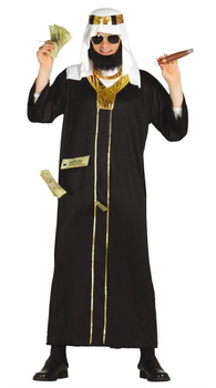 Kostium męski "Szejk" czarna tunika