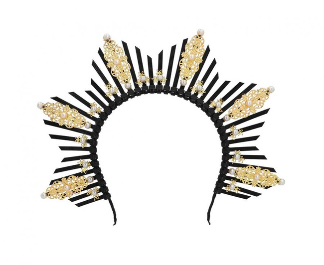 Aureola - korona "Astra" czarna