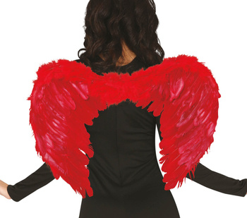 Skrzydełka piórkowe - czerwone