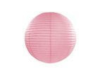 Lampion papierowy 25cm różowy jasny