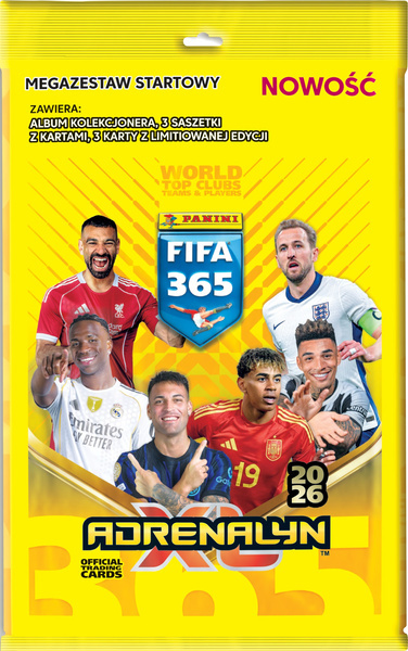FIFA365 2026 Adrenalyn XL MEGA ZESTAW STARTOWY (Starterpack)