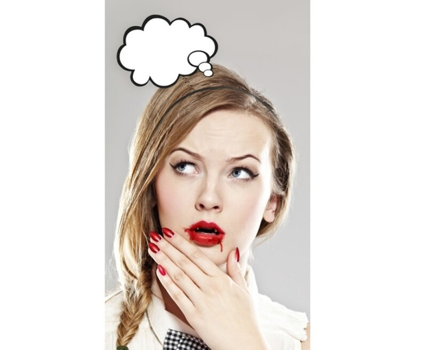 Opaska dymek - chmurka Myśliciel