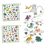 Naklejki "Dinozaury" 160 sztuk