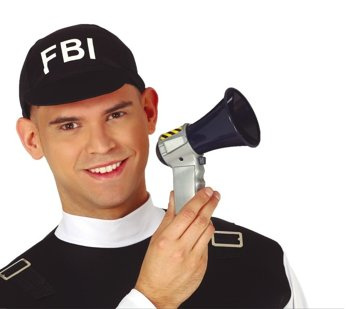 Akcesoria Policjanta: megafon z dźwiękiem