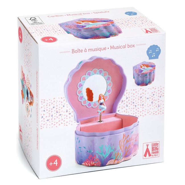 Szkatułka z pozytywką - Syrenka