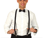 Szelki cekinowe - czarne