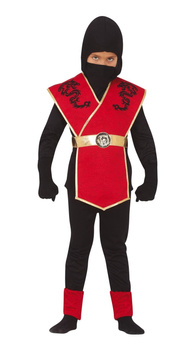 Kostium dziecięcy "Ninja" czerwony