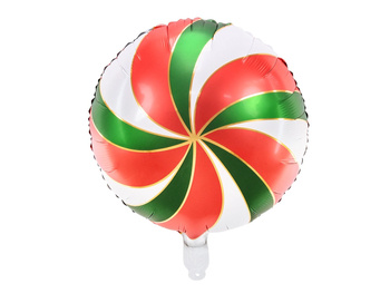 Balon foliowy 18" Cukierek Candy twist mix