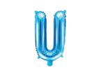 Balon foliowy 14" błękitny Litera U