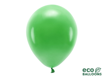 Balony Eco 30cm pastel zielona trawa 10 sztuk