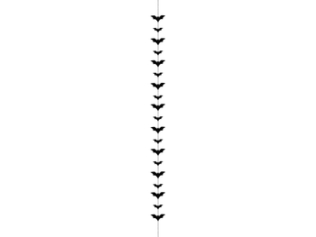 Dekoracja pionowa - Nietoperze czarne 150cm
