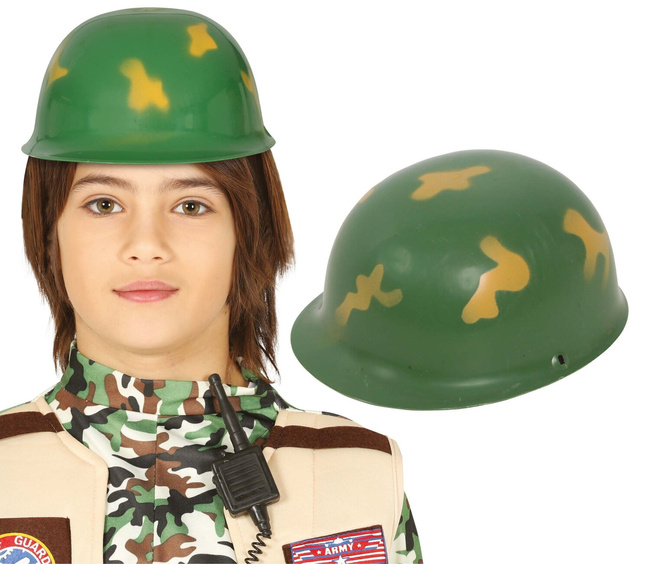 Akcesoria Komandosa - Kask plastikowy moro