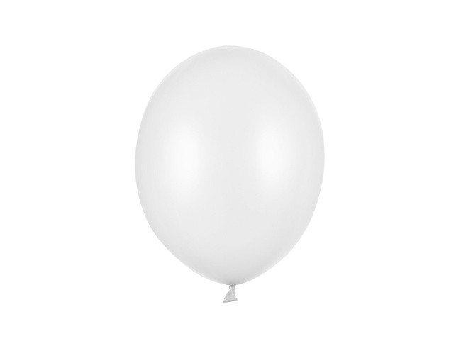 Balon Bel 14" metalik biały perłowy 1 sztuka