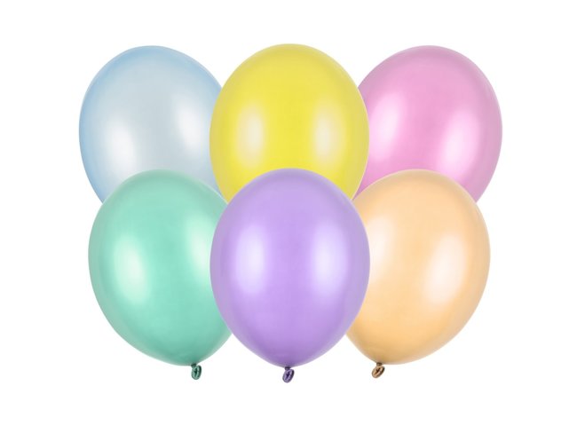 Balony 12" BEL kolorowe perłowe mix 100 sztuk