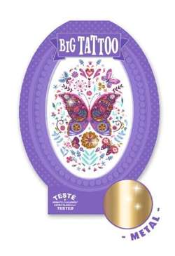 Tatuaż zmywalny - BIG TATTOO - Motyl